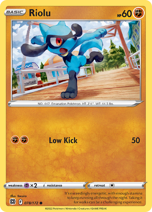 Riolu 078/172 Brilliant Stars