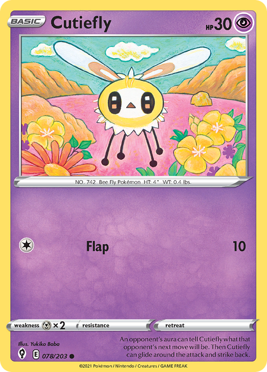 Cutiefly 078/203 Evolving Skies