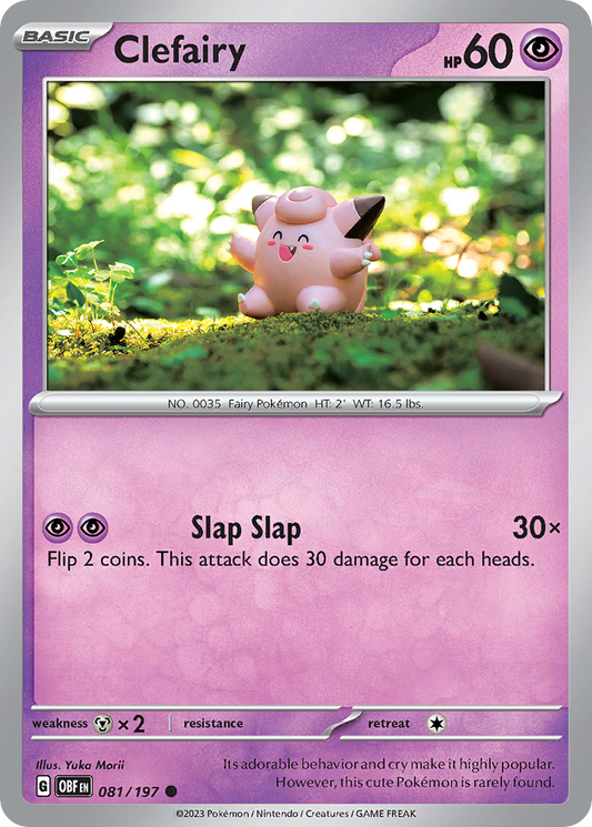 Clefairy 081/197 Obsidian Flames