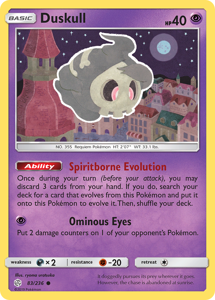 Duskull 83/236 Cosmic Eclipse