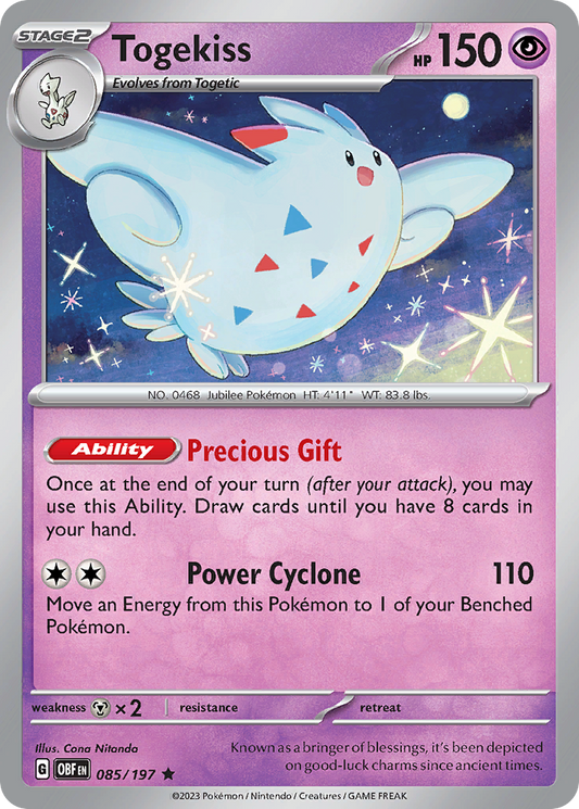 Togekiss 085/197 Obsidian Flames