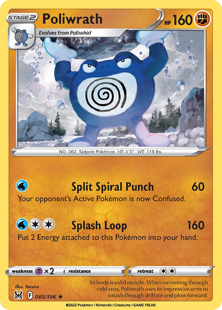 Poliwrath 085/196 Lost Origin