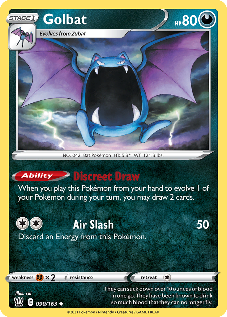 Golbat 090/163 Battle Styles