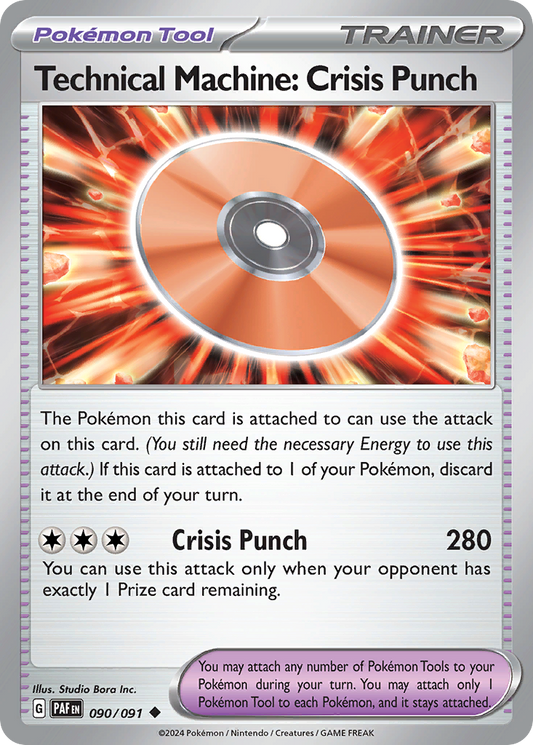 Technical Machine: Crisis Punch 090/091 Paldean Fates