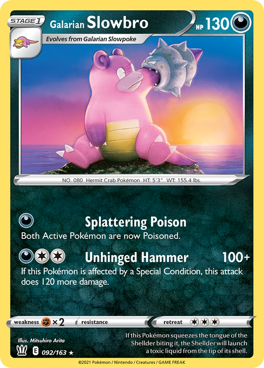 Galarian Slowbro 092/163 Battle Styles