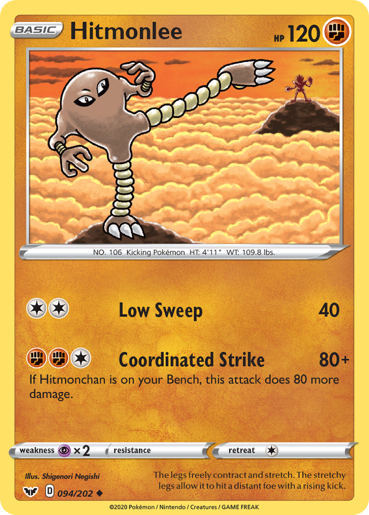 Hitmonlee 094/202 Sword Shield