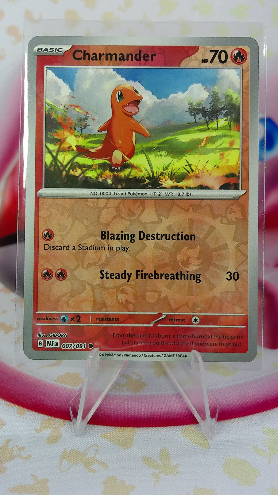 Charmander 007/091 Paldean Fates RH