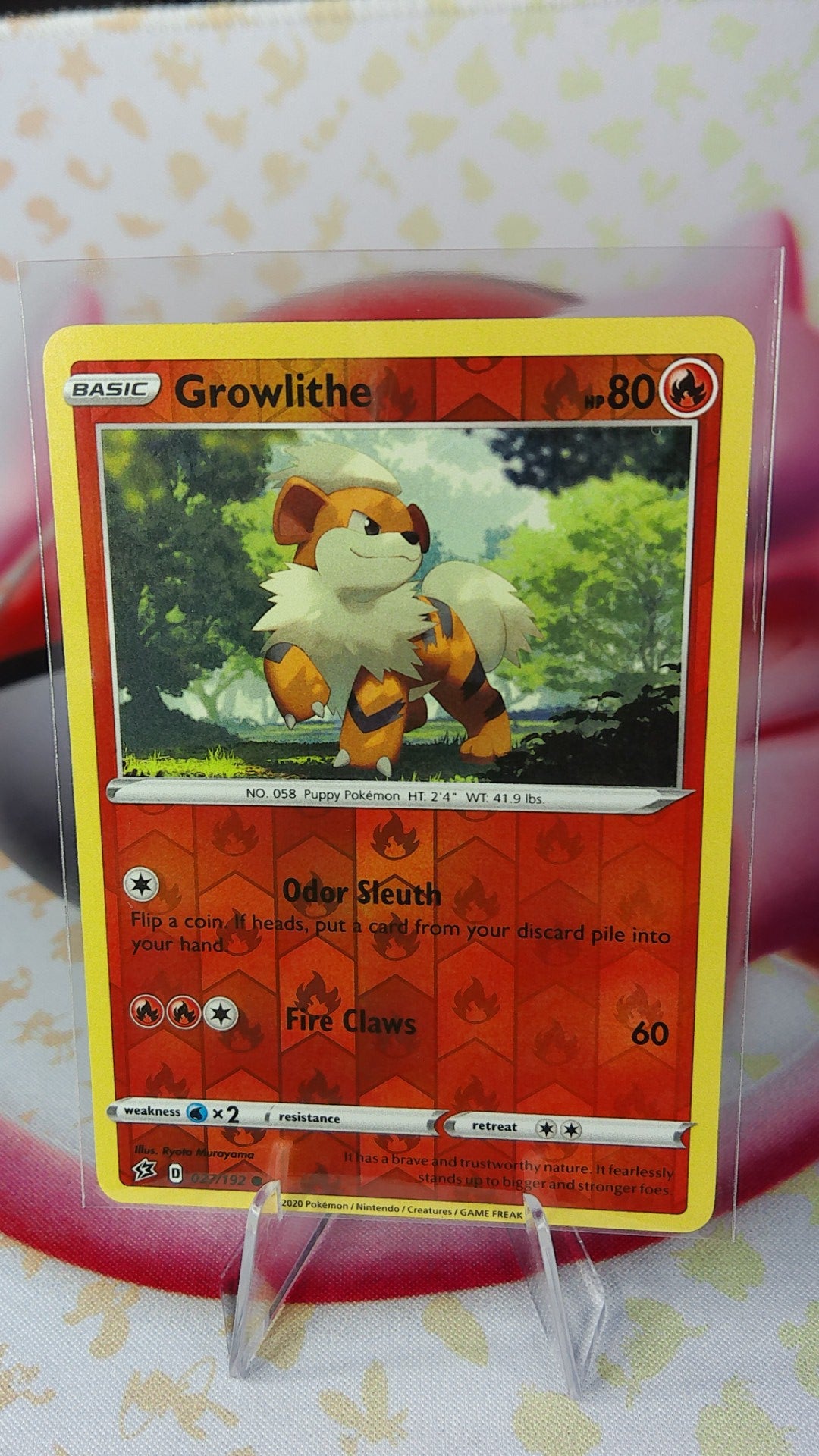 Growlithe 027/192 Rebel Clash RH