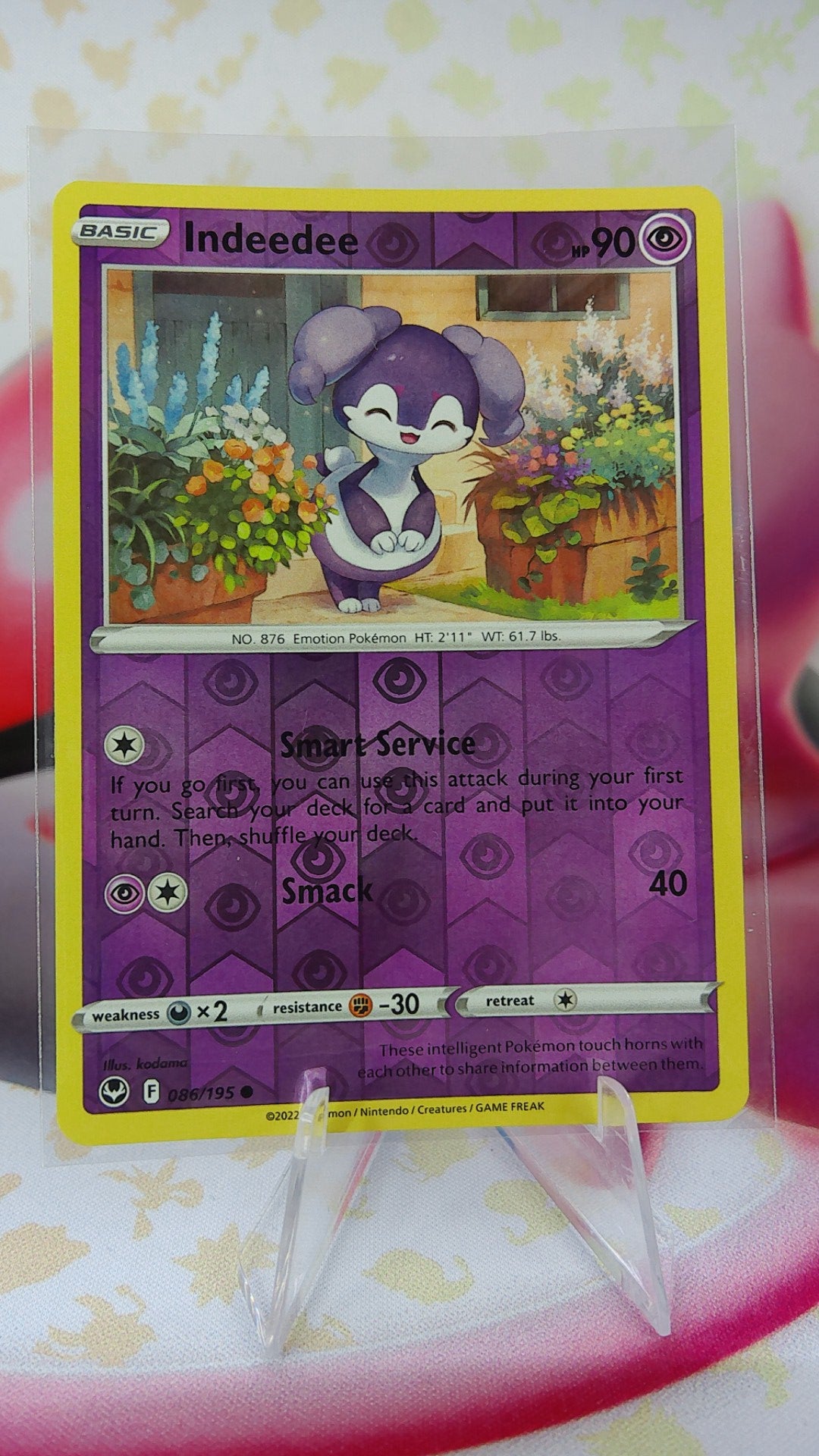 Indeedee 086/195 Silver Tempest Reverse Holo