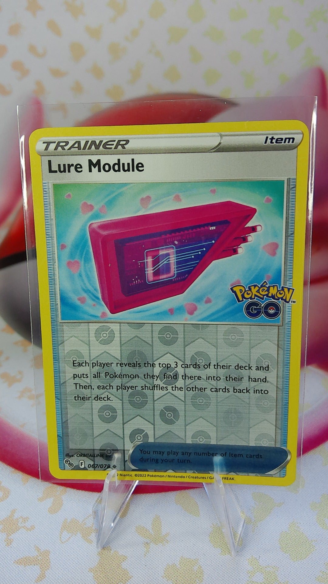 Lure Module 067/078 Pokemon Go Reverse Holo