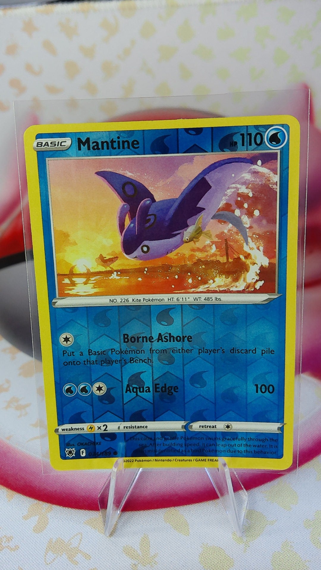 Mantine 034/189 Astral Radiance Reverse Holo