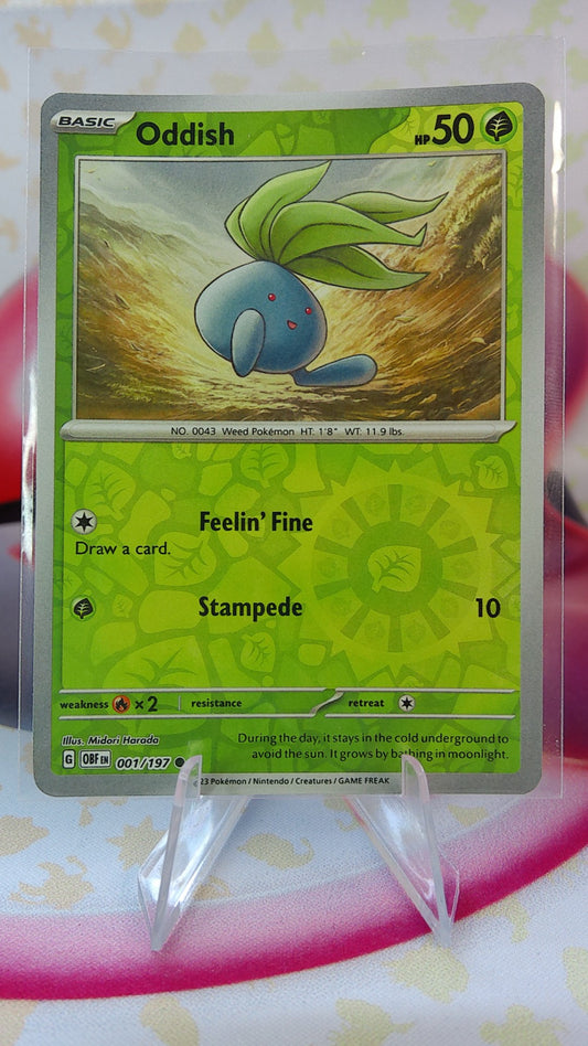 Oddish 001/197 Obsidian Flames RH