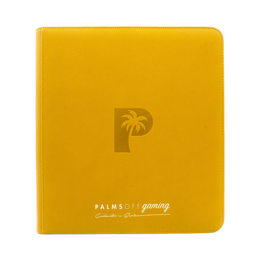 Palms Off Gaming Collector's Series 12 Pocket Binder - Yellow