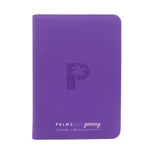 Palms Off Gaming Collector's Series 9 Pocket Binder - Purple