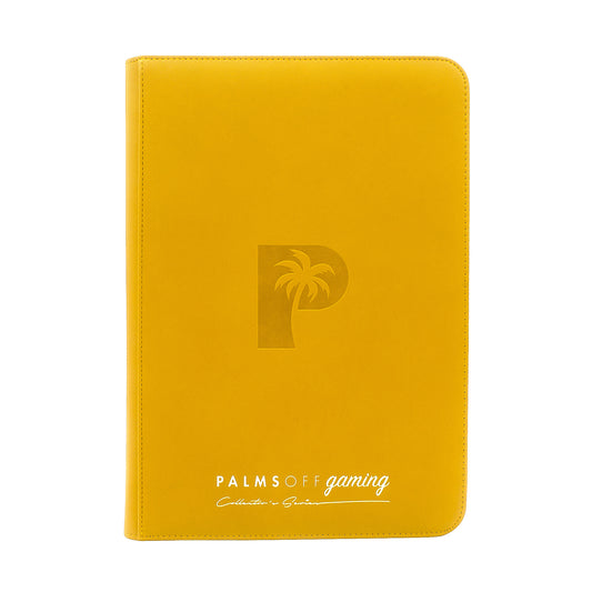 Palms Off Gaming Collector's Series 9 Pocket Binder - Yellow