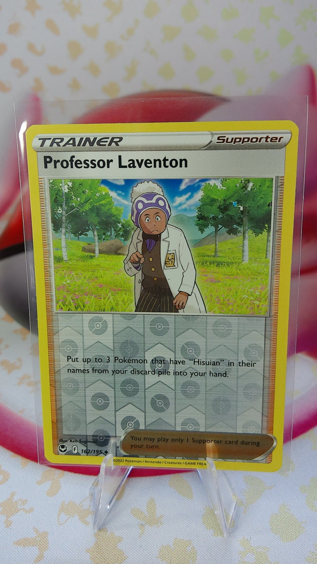 Professor Laventon 162/195 Silver Tempest Reverse Holo