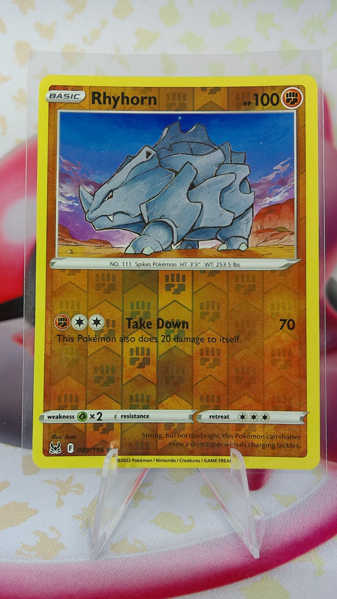 Rhyhorn 089/196 Lost Origin RH