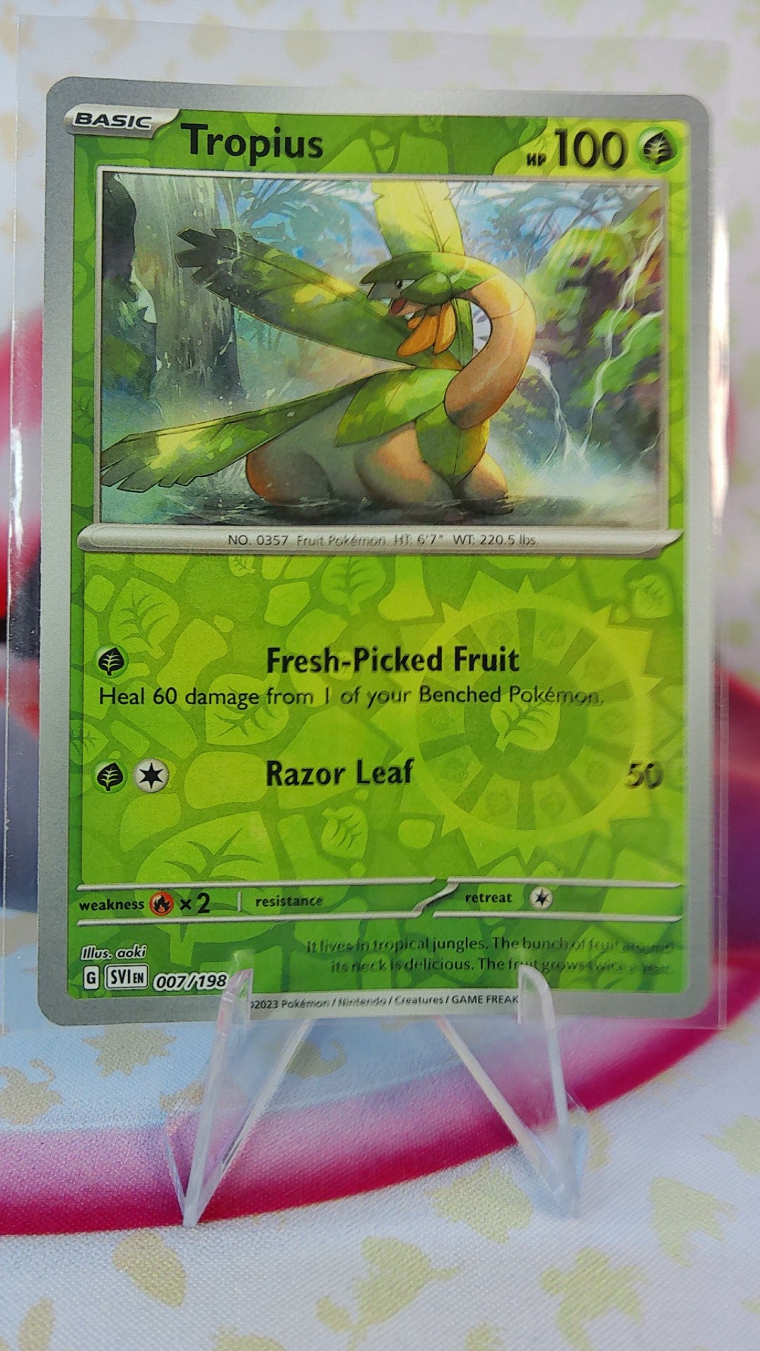 Tropius 007/198 Scarlet Violet RH