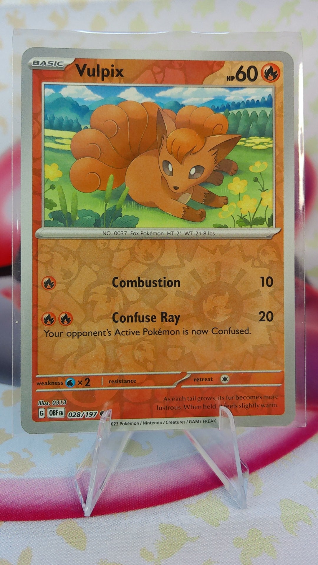 Vulpix 028/197 Obsidian Flames RH