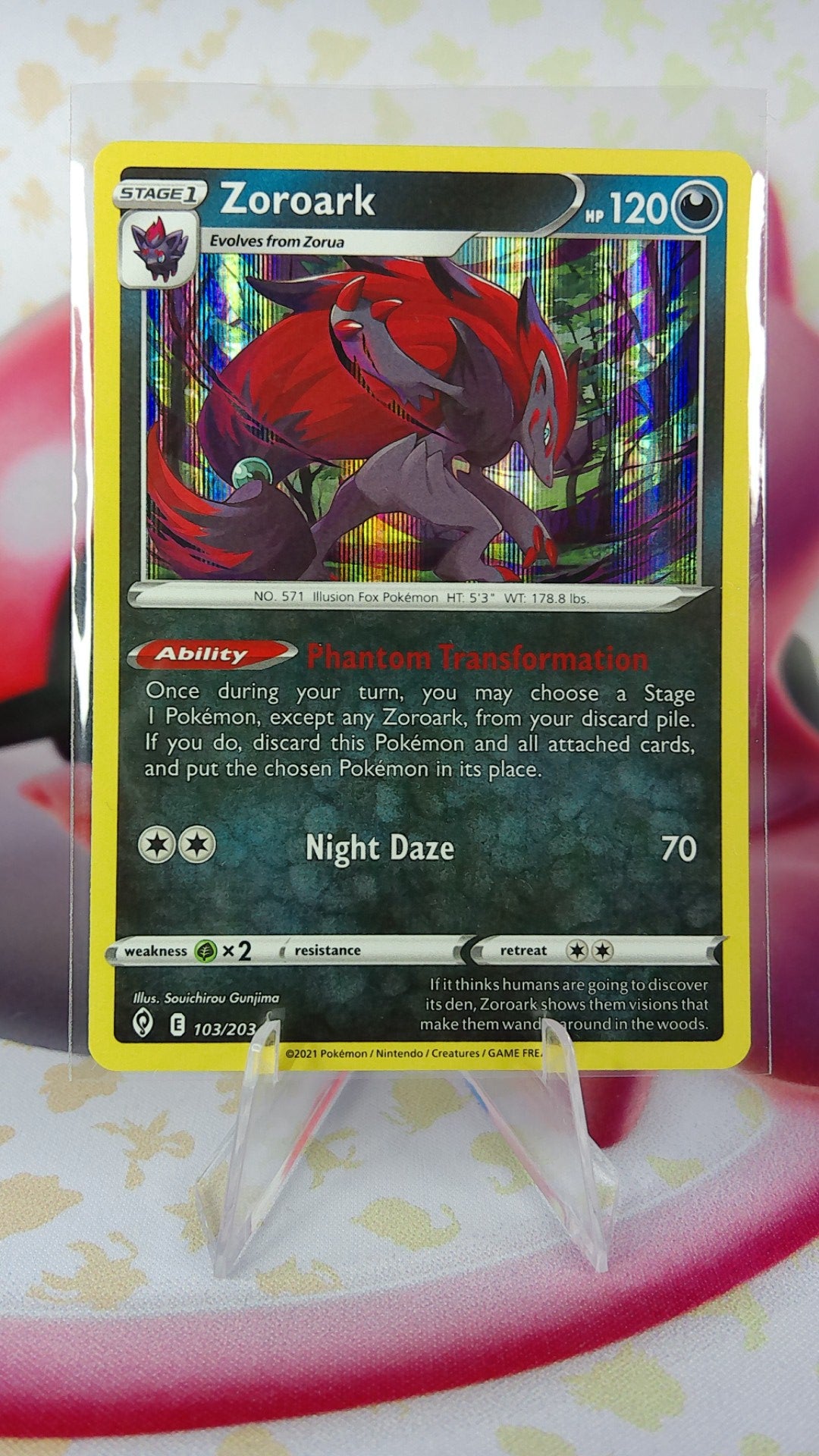 Zoroark 103/203 Evolving Skies Holo